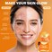 Turmeric Vitamin C Clay Mask for Dark Spots, Dull Skin, Blackheads, Skincare Facial Mask for Cleansing Pores, Moisturizing and Improve Uneven Skin Tone, Face Skincare Gift, 5.29 oz