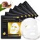 Snail Mucin Mask - Collagen Face Mask, Hydrating Mask Sheet with Hyaluronic Acid, Anti Wrinkle Anti Aging Deep Moisturizing Natural Snail Mucin Serum Daily Treatment for Dry, Sensitive Skin (6 PCS)