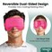 NEWGO Cooling Eye Mask for Puffy Eyes, Cold Eye Mask Eye Ice Pack for After Eyes Surgery, Tension Stress Relief, Itchy Eyes, Headaches, Dark Circles - Rosered
