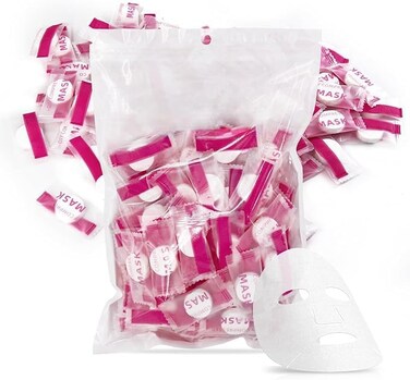 Compressed Facial Sheet Masks, Natural DIY Disposable Facial Masks, Coin-Shaped Facial Sheet Mask Paper for Face Skin Care