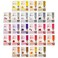 DERMAL Korea Collagen Essence Full Face Facial Mask Sheet 26 Yellow &amp; Red Combo Pack - Skin Nourishing Elasticity