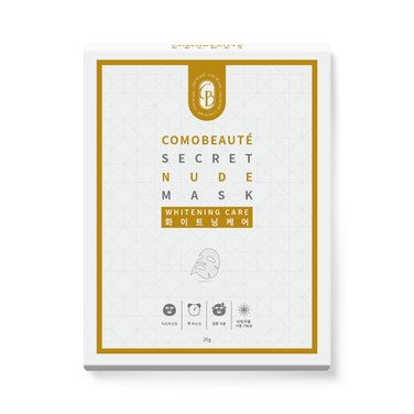 MissDragon COMOBEAUTE Brightening Facial Mask (10 Pack) &ndash; Korean Skincare Brightening Facial Sheet Mask Cica Hyaluronic Acid Niacinamide Adenosine