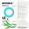 Pimple Patches, 12 mm Invisible Acne Patches for Face with Salicylic Acid, 0.01cm Extra Thin Outer Edge, Hydrocolloid Zit Patch for Pustule, Whitehead, Cystic Acne Spot, 48 Count