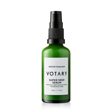 Votary Super Seed Serum   Anti Aging Face Serum For Dryness, Redness Cooling Effect With Broccoli Seed, Rosehip Oil &amp; Hyaluronic Acid Hydrates, Plumps, Soothes Skin For Alluring Youthful Look 1.7Fl Oz