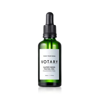 Votary Super Seed Facial Oil   Anti Aging Face Serum Drops For Dryness, Redness, Elasticity Soothes &amp; Nourishes Skin For Alluring Youthful Look Hydrate &amp; Enrich Skin Fragrance Free 1.7 Fl Oz