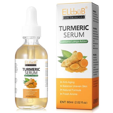 Turmeric Serum for Face Dark Spots, Face Skin Reduces Hyperpigmentation, Age Spots, Sun Spot, Improve Skin Tone