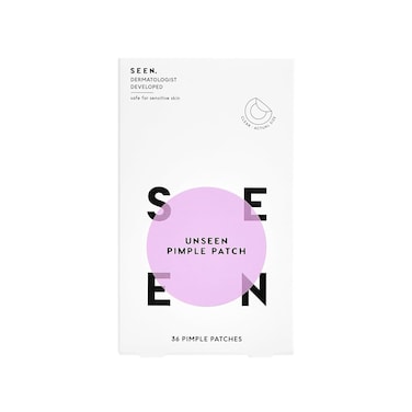 SEEN UNSEEN Pimple Patch - Hydrocolloid and Bakuchiol Formulated Spot Treatment for Face and Skin- Dermatologist Developed- Safe for Sensitive &amp; Acne Prone Skin