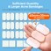 Large Pimple Patches for Face, 60 x 30 mm XL Acne Patches, Big Hydrocolloid Bandages for Body, Back, Forehead, Chin, Neck Blemish Zit Breakouts (Oval, Square, Dot 5 Sizes 124 Count)