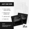La Fresh Hotel Premium Paraben-Free Makeup Remover Wipes - Black, Light Flora Scent 8x6" Wet Wipes - 50 Wipes, Travel Essentials