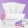 Disposable Face Towel 100 Count, Soft Cotton Face Clean Towels, Dry Wipes Facial Cloths Towelettes for Washing and Drying, Lint Free Facial Tissue for Skincare, Makeup Remover and Cleansing