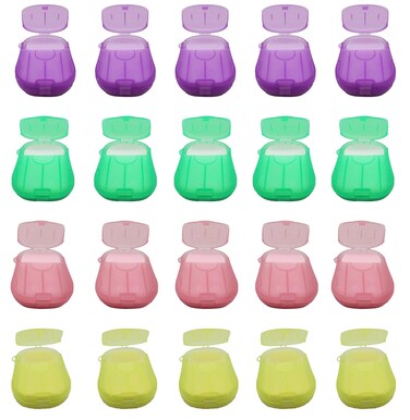 Paper Soap Sheets Assorted 20 Pack (20 Sheets Per Pack) - Portable Disposable - Foaming Hand Washing Scented Bath for Indoor, Travel, Camping, Hiking