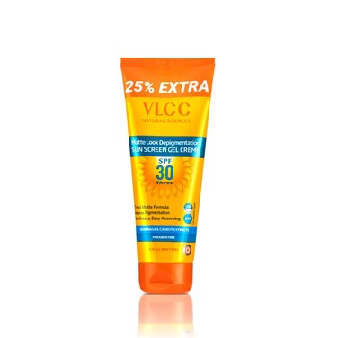 VLCC Natural Tinted Matte SPF 30 &amp; PA+++ Sunscreen   Provides UV Rays Protection   Helps Reduce Tanning   Non Greasy   Suits All Skin Types and Tones   4.41 Oz/125 g