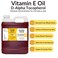 Pure Vitamin E Oil Bulk - 32 oz D-Alpha Tocopherol 100% Pure &amp; All Natural 42,500 IU per oz - Not a Blend, Thick, Amber Color - From Wheat Germ - Face Body Hair - DIY Cosmetics &amp; After Surgery Scars