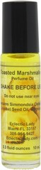 Toasted Marshmallow Perfume Oil, 0.3 Oz Portable Roll-On Fragrance with Long-Lasting Scent, Delightful Essential Oils and Jojoba Oil For Daily Use