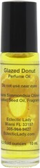 Glazed Donut Perfume Oil, 0.3 Oz Portable Roll-On Fragrance with Long-Lasting Scent, Delightful Essential Oils and Jojoba Oil For Daily Use