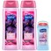 Suave Body Wash 2-Pack + Antiperspirant Deodorant, Sweet Pea &amp; Violet &ndash; Gentle Body Washes with Vitamin E &amp; Anti-Staining Invisible Solid Deodorant Stick, 48H of Protection