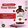 Rose Water 4 fl oz (118 ml) Organic Refreshing Rose Water Spray for Face &amp; Skin Hydration, Pure Rose Water for Hair, Rose Water Face Mist, Rose Water Spray for Cleansing, Huge 4 oz