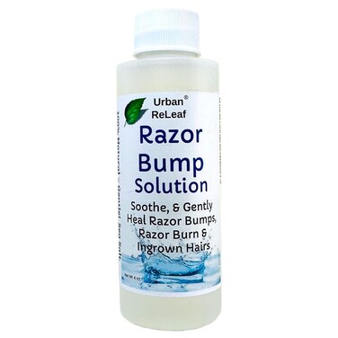 Urban ReLeaf Razor Bump Solution ! Natural Sea Salt and Tea Tree. Soothe &amp; Gently Calm Shaving Bumps, Burns &amp; Ingrown Hairs. Made fresh in USA! Helps Irritation.