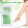 Wax Strips Hair Removal,40 Strips(20 Double-Sided Strips)Body Wax Strips for Women Arms,Legs,Underarm Hair,Eyebrow (Green)