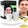 Nose and Ear Hair Waxing Kit - Hair Removal Set for Men and Women with 50g Wax Beads, 20 Applicators (10 times), 10 Paper Cups, and 10 Mustache Guards