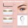 BOKO Eyebrow Wax, 2pcs Brow Freeze Wax for Long-Lasting Brow Lift, Waterproof Eyebrow Shaping Kit for Women, Brown