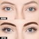 Cilrofelr Tattoo Peel Off Eyebrow Gel Tint, Semi Permanent Tattoo Brow Peel Off Tint Gel, Last Up to 3 Days, Waterproof, Transfer-proof, For Fuller &amp; Defined Looking Brows, Brown (2 Pack)