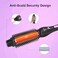VAV Heated Hair Curling Comb Curling Iron, Hair Curling Wand Ceramic Tourmaline 3 in 1 Heated Styling Brush Girl Gift