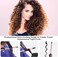 Thin Curling Iron, 3/8 Inch Small Curling Iron Wand for Short &amp; Long Hair, Square Tube Ceramic Small Barrel Curling Iron Rapid Heating for Tight Curls, Include Glove