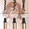 UOTEK Curling Iron 1 Inch Long Barrel Curling Iron Ceramic Wand Curler up to 450&deg;F Curling Iron for Long Hair Small Waves Dual Voltage for Home &amp; Travel