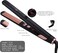 Straightener and Curler 2in1 with LCD Display 15s Fast Heating Ultra hot for American and African Hair Constant high Heat Adjustable Temperature Healthy Styling Tool for All Hairstyles (Rose Gold)