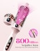 Wavytalk Thermal Brush, Blowout Boost 1.5 inch Heated Round Brush for Blowout Look, Dual Voltage, Pink, Sakura, Tourmaline Ceramic, Negative Ion Technology, 5 Temperature Settings, Less Damage