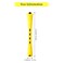 56 Pieces Hair Perm Rods Set Hair Rollers Plastic Cold Wave Rods Perming Rods Curlers Hairdressing Styling Tool (0.28 Inch, Yellow)