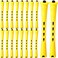 56 Pieces Hair Perm Rods Set Hair Rollers Plastic Cold Wave Rods Perming Rods Curlers Hairdressing Styling Tool (0.28 Inch, Yellow)