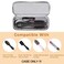 Travel Carrying Case Compatible with Revlon One-Step Hair Dryer Brush/Volumizer/Styler/Hot Tools,Double-Layer Storage Organizer Bag Compatible for Shark FlexStyle/Dyson Airwrap Styler,Black(Bag Only)