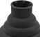Hair Dryer Diffuser Universal Silicone Hair Dryer Diffuser Portable Travel Folding Hair Blow Dryer Diffuser(Black)