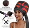 Bonnet Hood Hair Dryer Attachment - Hair Dryer Bonnet with Elastic Strap, Used for Hair Styling, Deep Conditioning and Hair Drying (Black)