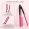 Hair Straightening Comb Set - 2-Pack Flat Iron Comb for Beautiful Tresses, Hair Straightener Comb with Firm Grip, Ideal for Knotty Hair, Styling Comb, Pink