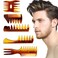Styling Hair Comb Set Salon Barber Hairstylist Texture Comb 5 Pack Professional Hair Brush Retro Hairdressing Hair Care Style Accessory Double-sided for Men Boy Gentleman
