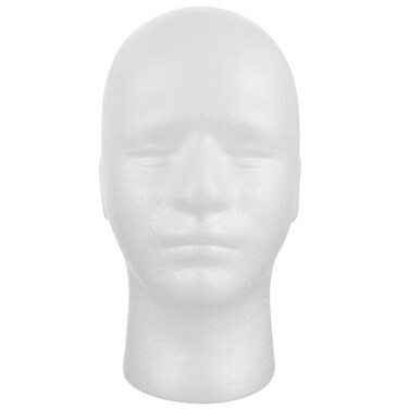 ULTECHNOVO Foam Mannequin wig Head: Female Foam Mannequin Wig Stand and Holder For Home, Salon and Travel- 10in Wig Holder