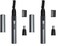 WAHL Micro Groomsman Battery Personal Trimmer for Hygienic Grooming with Rinseable, Interchangeable Heads for Eyebrows, Neckline, Nose, Ears, &amp; Other Detailing - 05640-600 (Pack of 2)