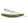Straight Edge Razor for Men, Stainless Steel Blade Arm Barber Razor with Walnut Wood Handle, Shaving Razor for Close Shaving, Manual Men's Beard Cut Throat Shavette Almaz Razor, brown
