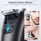 Electric Razor for Men, Men&rsquo;s Electric Shavers, Wet &amp; Dry Shaver with Pop-up Trimmer, USB-C Rechargeable Waterproof Portable Shaver with LCD Display/Travel Organizer/Travel Lock Ideal Men Gift