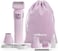 3-in-1 Electric Razor for Women,Dual-Foil Electric Shaver for Woman Face,Legs,Armpit,Rechargeable Bikini Trimmer,Intimate Shaver with Illumination,Public Hair Trimmer Women (Cold Pink)