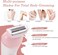 YHC Electric Shaver for Women - Wet &amp; Dry Lady Shaver for Legs, Underarms, Face, Bikini Hair Removal - Cordless, Waterproof, Painless, 2-in-1 Girl Electric Razor - USB Rechargeable (Pink)