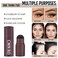 Eyebrow Stamp Stencil Kit Waterproof Eyebrow Stamp And Shaping Kit Perfect Eyebrows Stamp Kit(light Brown)