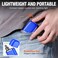 Alloy Nose Hair Trimmer, Portable Nose Hair Trimmer for Men Women, Rechargeable, Washable Nose Trimmer, Detachable Head, Easy to Clean, Travel Size, Dual Edged Blades, Painless Trimming, Blue