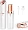 Facial Hair Removal for Women, Painless Face Shaver for Womens, Face Razors for Lip, Chin with USB Rechargeable, White