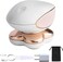 Electric Razors for Women Legs, Electric Shaver for Women Legs, Painless Bikini Underarm Arm Hair Razors Cordless Hair Removal Device for Women (Pink)