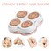 tuokiy Legs Hair Remover Replacement Head Compatible with Finishing Touch Flawless Electric Legs Shaver for Women,Rose Gold 2-pc Pack