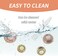 Women Facial Hair Remover Replacement Heads for Finishing Touch Replacement Heads Flawless Facial Hair Remover Tool for Women 18K Gold-Plated Rose Gold 4 Count